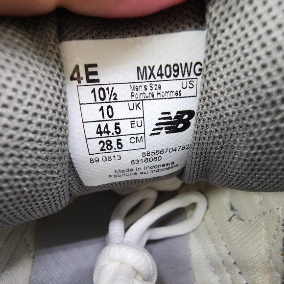 New Balance 409 Cross Trainers Shoes Mens 10.5 - 4E Extra Wide White NEW READ - Picture 10 of 16